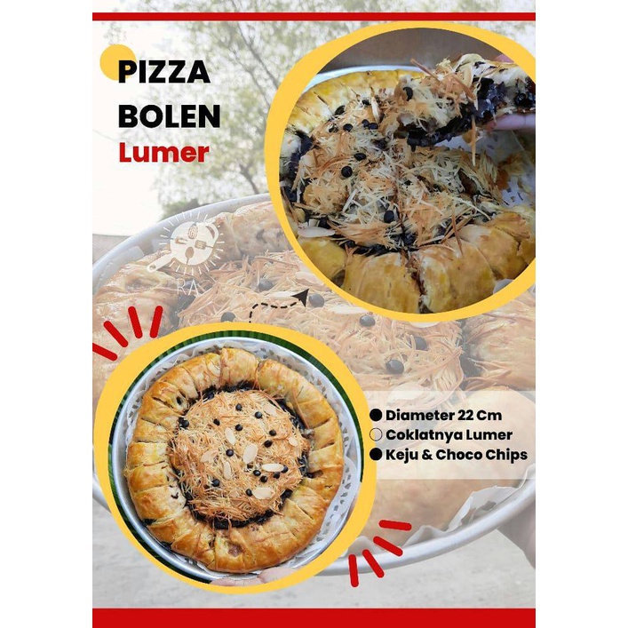 

Cemilan Enak Pizza Bolen Lumer Diameter 22 Murah Cileungsi