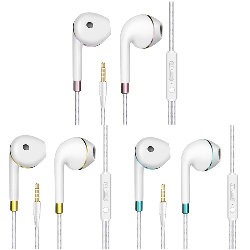 Earphone In-Ear Stereo Super Bass 3.5mm dengan Mic