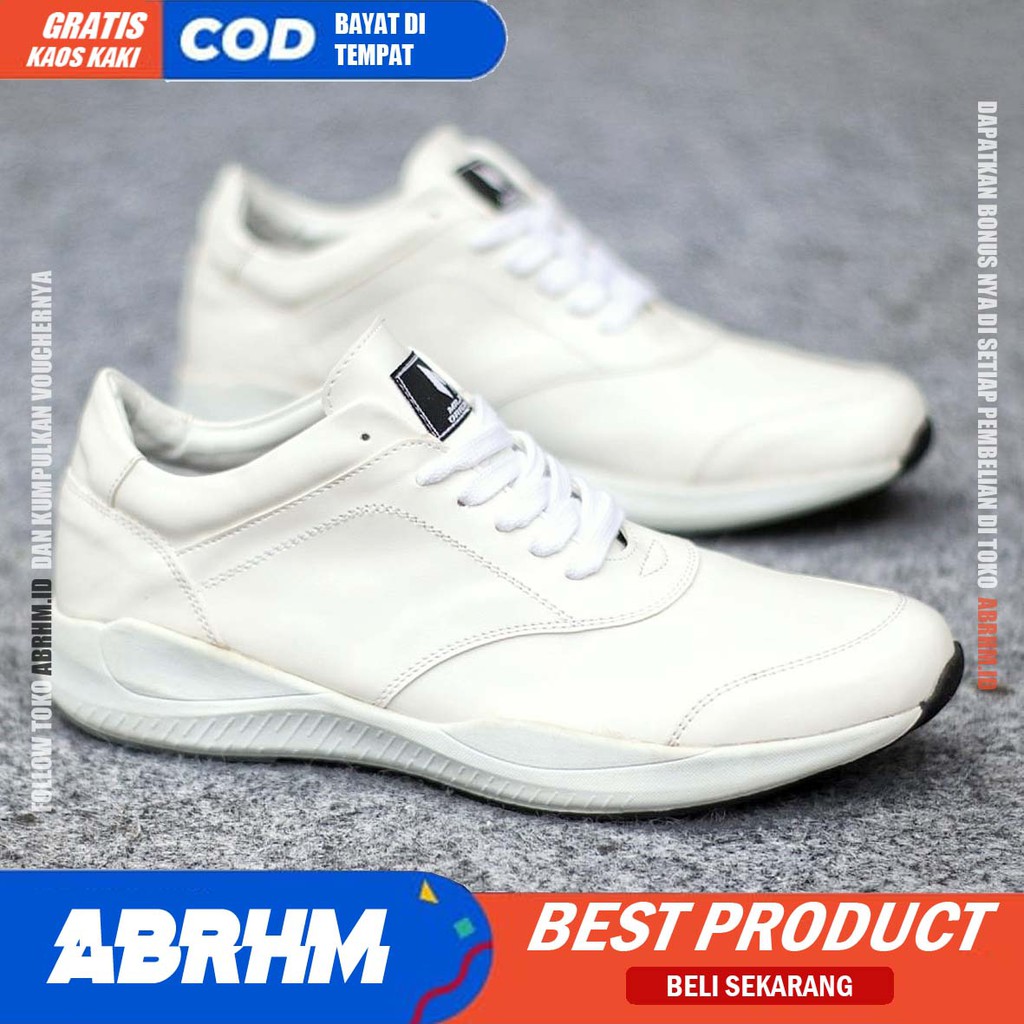 MOGIL Sepatu Sneaker Pria Sepatu Pria Casual Sepatu Sneakers Cowok / Cowo Ori Sepatu Kasual Kerja Kuliah Kondangan Gaya Santai Keren Kekinian Original Murah Terlaris