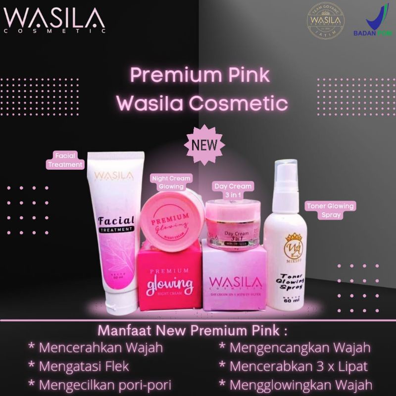 PREMIUM PINK wasila cosmetic.. skincare GLOW UP