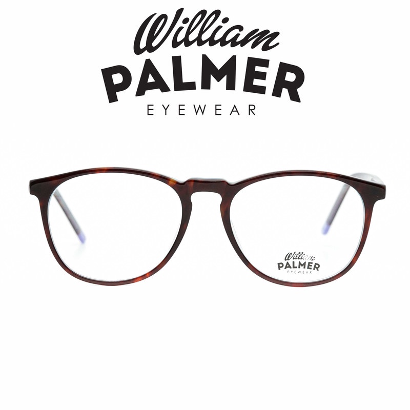 William Palmer Kacamata Pria Wanita Shell 1200G18 C8 Amber