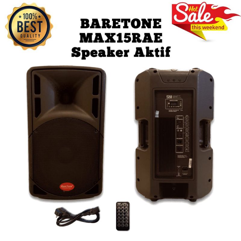 Speaker Aktif BARETONE 15" MAX15RAE