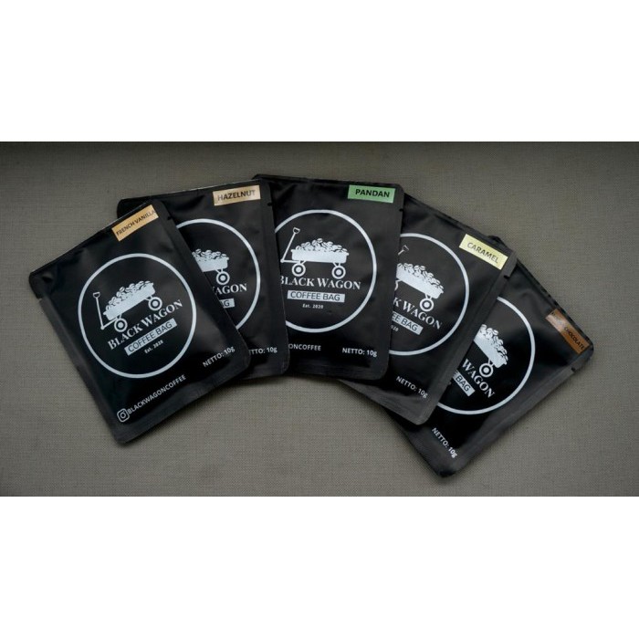 

Caramel Flavour - Drip Bag Coffee Isi 10 Sachets Box