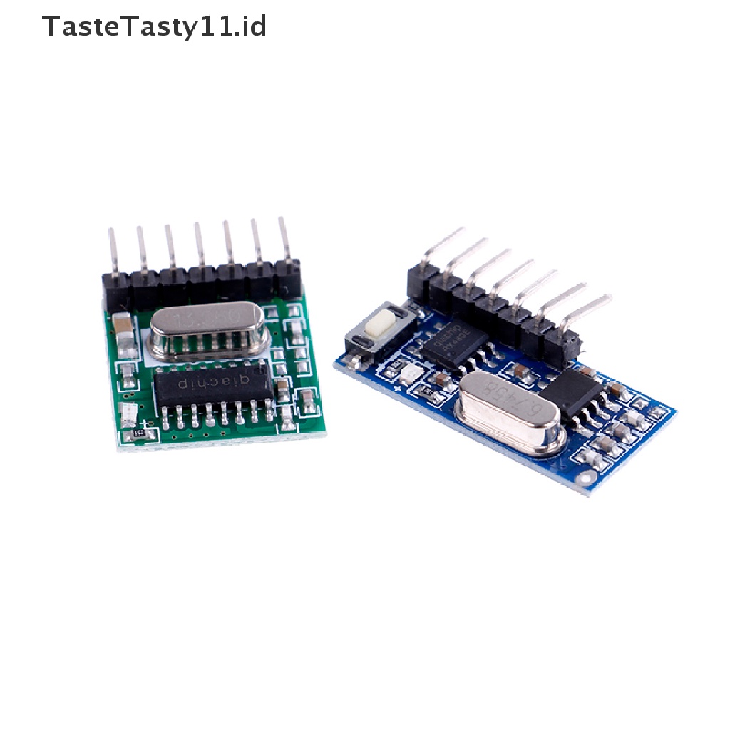 【TasteTasty】 433Mhz Wireless RF 4 Channel Output Receiver Module and Transmitter EV1527 Code .