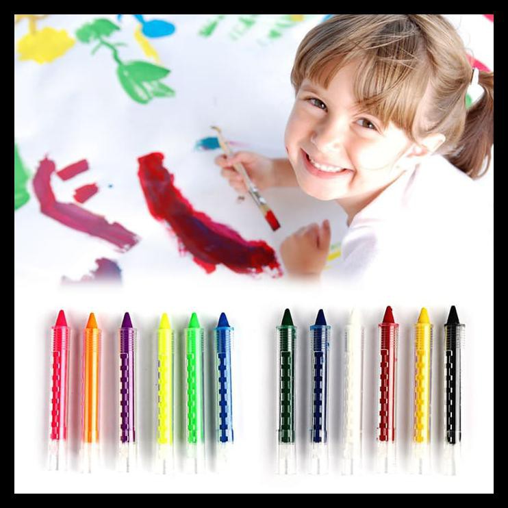 

New Produk Krayon Untuk Melukis Tubuh: Dengan 6 Warna