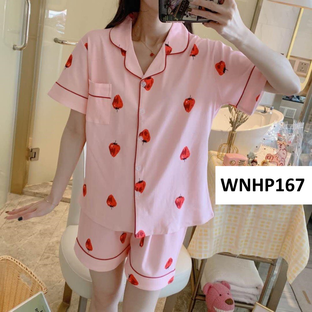 Baju Tidur Wanita Kancing Depan Celana Pendek