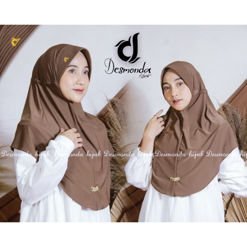 KERUDUNG SERUT JUMBO SIZE XL JERSEY BY DESMONDA HIJAB |Fashion