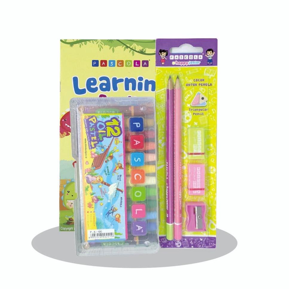 

KP193 Standard Paket Mewarnai 1 - Coloring (Crayon / Oil Pastel, Pensil, Penghapus, Rautan, Buku Mewarnai) Stock Terbatas