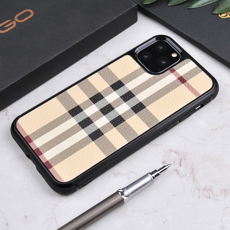 Seri Mewah Hard PC + PU Kulit Case untuk iPhone Xs Xr Xs Max 11 Pro Max 12 Pro Max Case 7 8 Plus