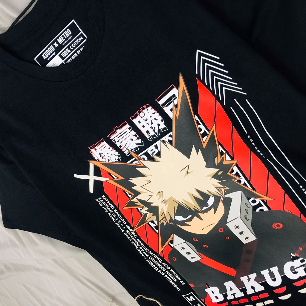 Tshirt Bakugo Ultimate Anime Manga My Hero Academia Boku No Hero Premium Unisex