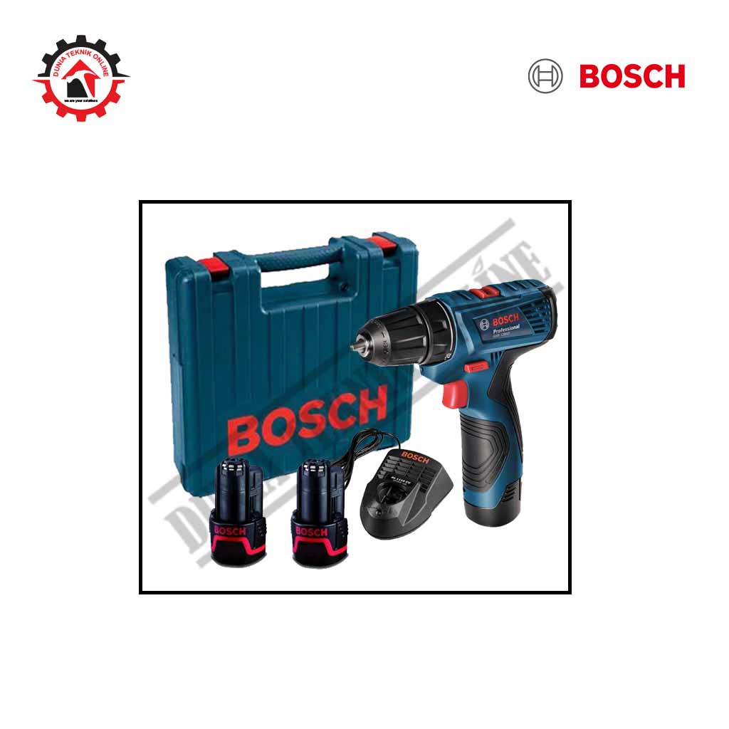 Bor Cordless BOSCH GSR 120-Li Mesin Bor Baterai Bosch 12V Charger Murah