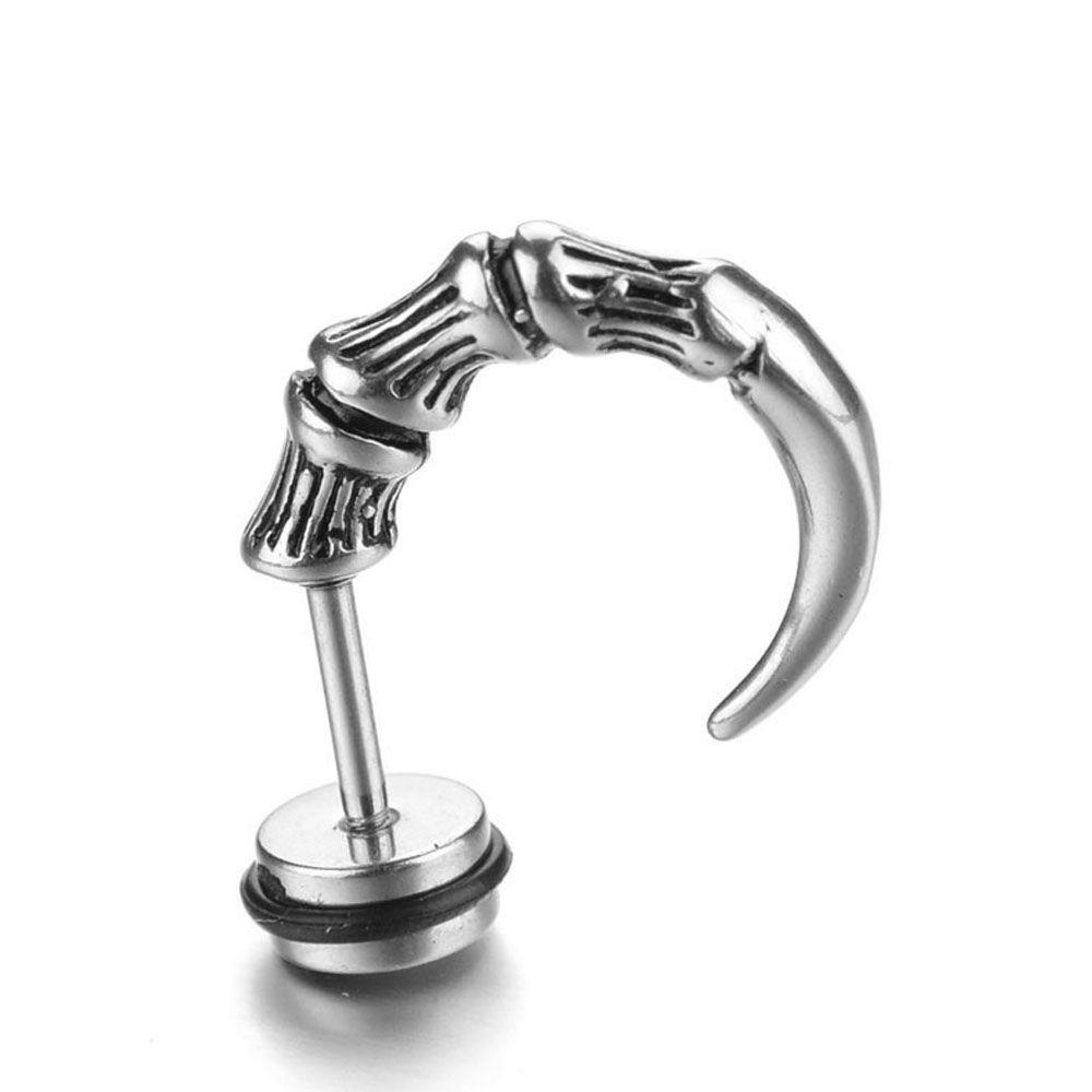 Needway Eagle Claw Fashion Baru Merek Pria Gadis Cowok Stainless Steel Anting Giwang Plug Stud