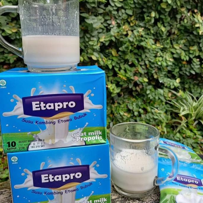 

Cuci Gudang Awal Tahun Susu Kambing Bubuk EtaPro Etawa Propolis Asli Original POM / BPOM Big Sale