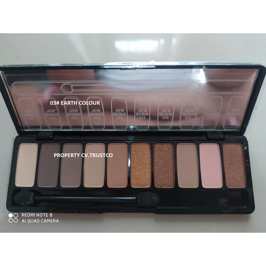 LAMEILA EYESHADOW 10 COLORS EYES / EYE BROW / PERONA MATA