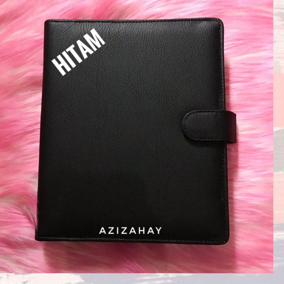 

*TERMURAH* BINDER POLOS HITAM 20 RING (A5) top