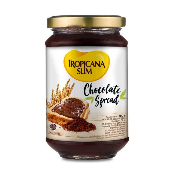 

Tropicana slim chocolate spread 300gr selai coklat diabetic