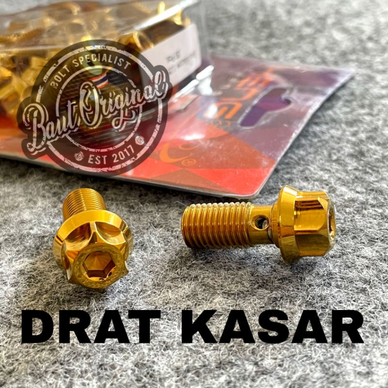 baut kaliper master rem probolt 2 kunci 5g gear stainless drat kasar heng thailand gold