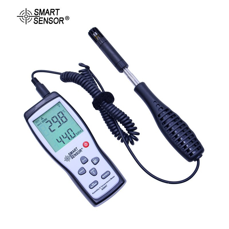 Humidity Temperature Meter Smart Sensor AS847 Hygrometer Thermometer Suhu Kelembaban