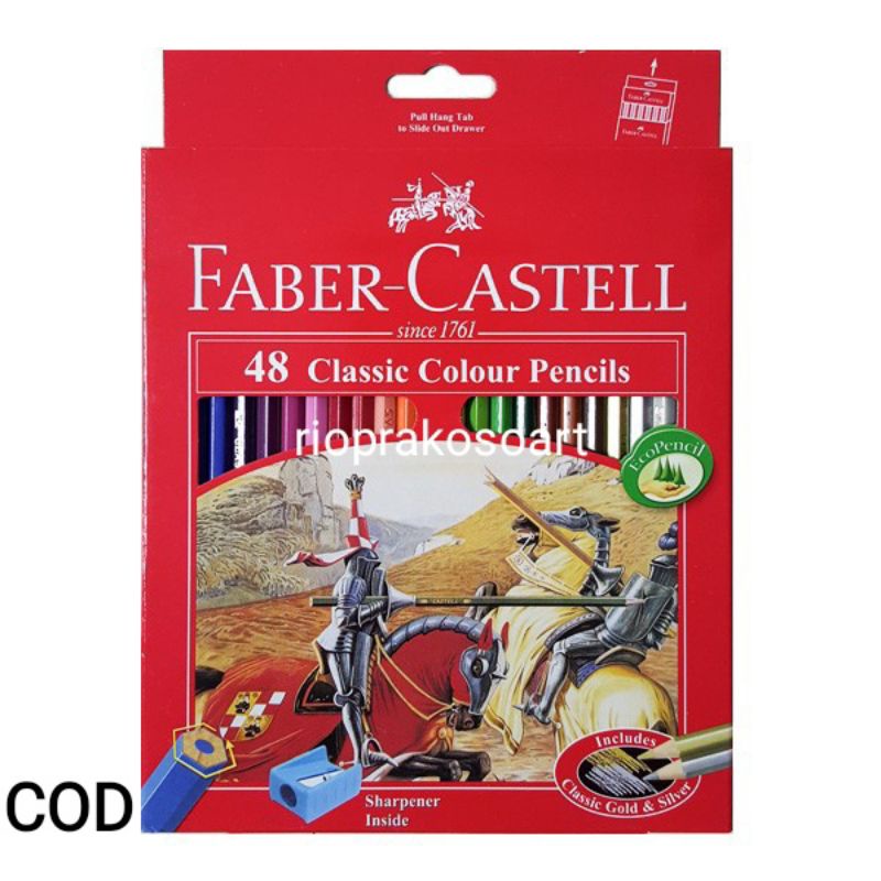 

Pensil Warna Faber Castell Classic isi 48 warna