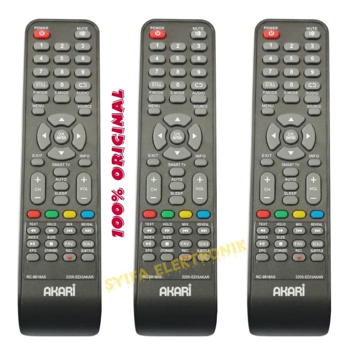 Remote TV Led Smart AKARI