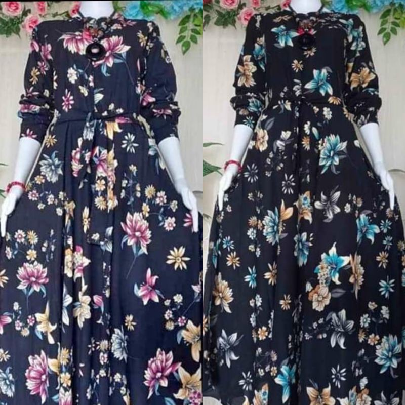 GAMIS BUSUI KATUN JEPANG BUNGA SAKURA