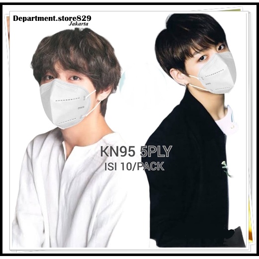 ♥DPS829♥KN95 (COD) MASKER KN95 10PCS SURGICAL MASK ANTI VIRUS FILTER NO BOX