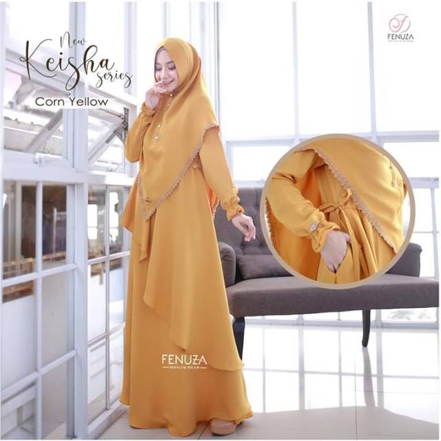 Gamis Premium Gamis only KEISHA SERIES BY FENUZA MUSLIM WEAR