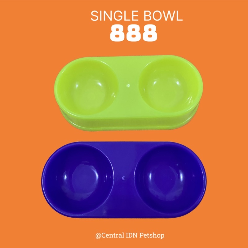 TEMPAT MAKAN KUCING ANJING DOUBLE BOWL 888