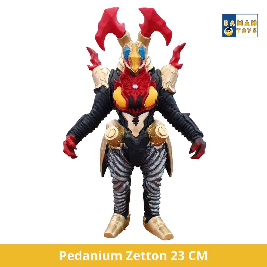 Pedanium Zetton Figure Ultraman Kaiju / Mainan Monster Ultraman Geed Murah