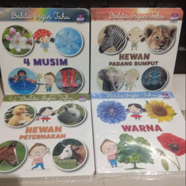 Buku Balita ingin tahu by BIP (boardbook)