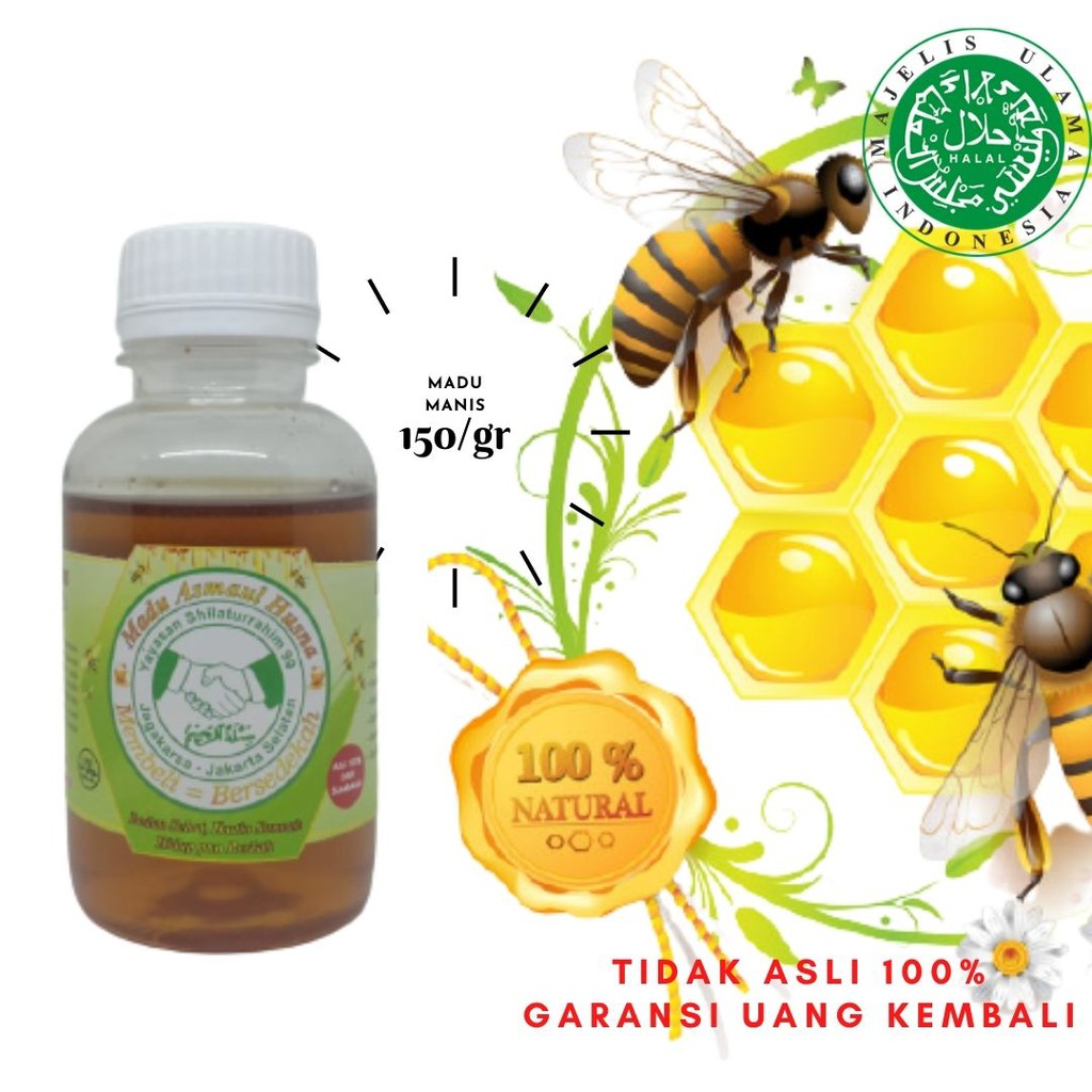 

Madu Sumbawa Asli 100% Banyak Khasiat 150gram, Suplemen Vitamin, Stamina, Penafsu Makan, Vitalitas