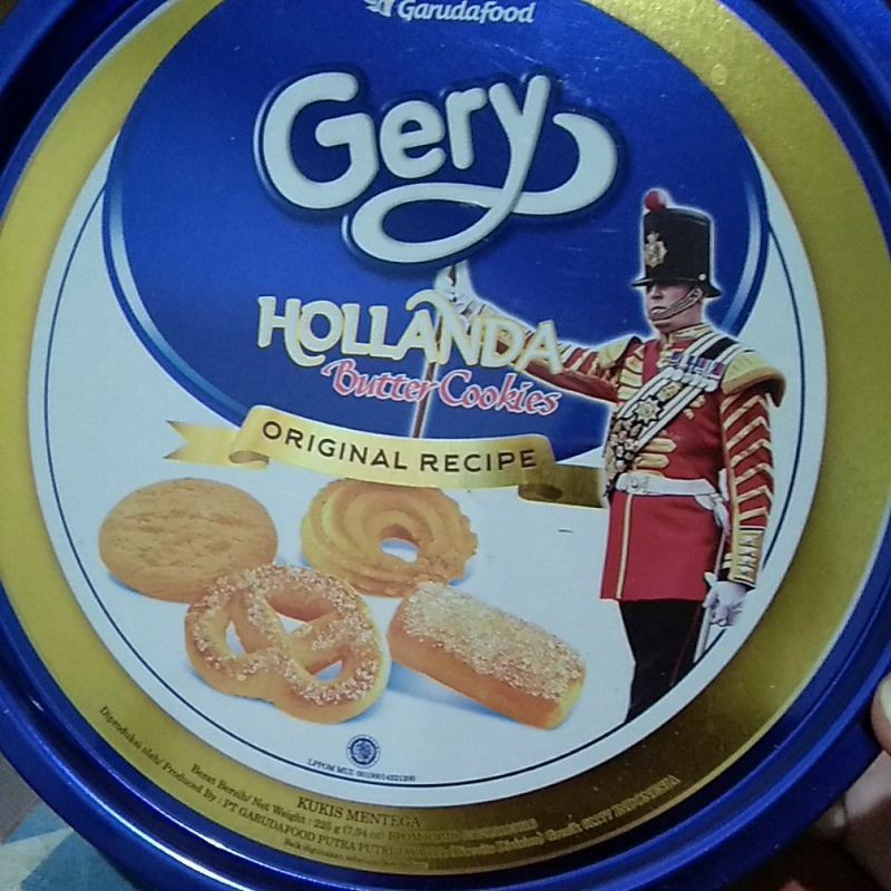 HOLLANDA BUTTER COOKIES 225 GR