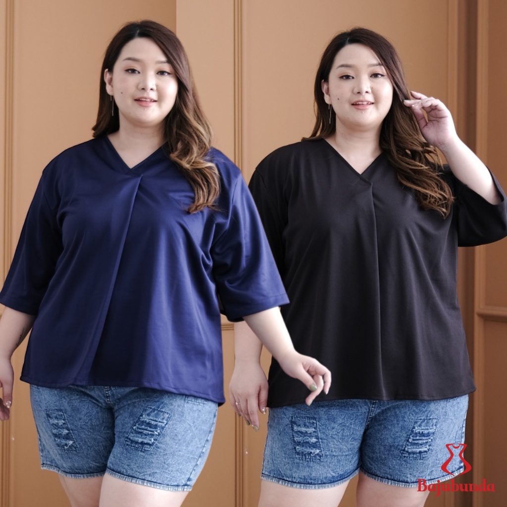 LD 130 Blouse Jumbo Atasan Big Size Oversize BAJUBUNDA RENI