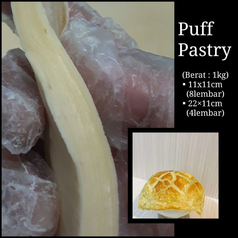 

Puff Pastry Siap Pakai (1kg) | Kulit Pastry Zuppa Soup dll