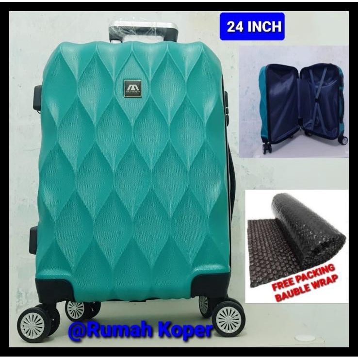 Koper 24 Inch,Koper Polo,Koper Traveling.012 Maroon - Hijau Tosca