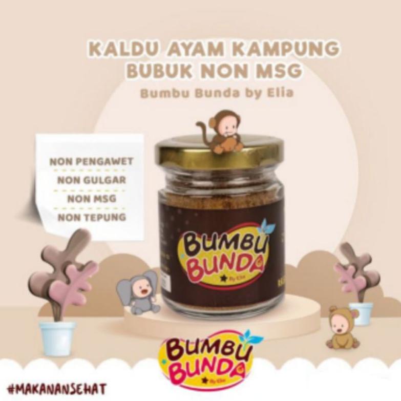 

[PROMO MAQ42] Bumbu Bunda by Elia Kaldu Non MSG Non Gula Garam / Kaldu Mpasi Anti GTM Terbatas