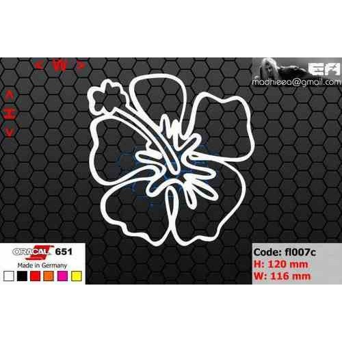ea cutting sticker / decal Code: fl007c ( flower / bunga )