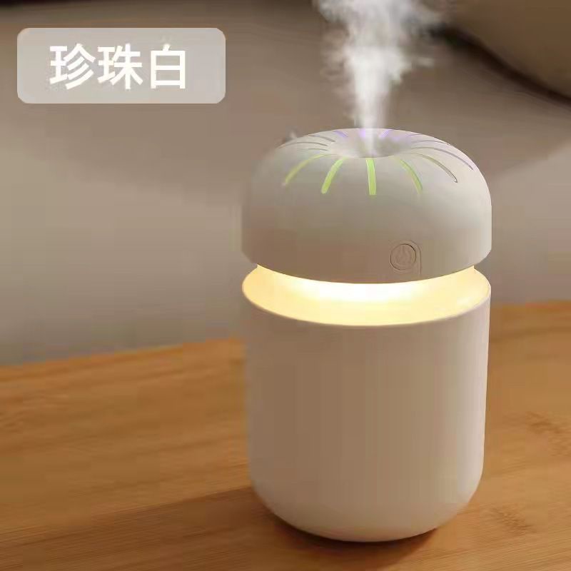 Diffuser Humidifier Aromatherapy Ultrasonic Pewangi Ruangan Air Diffuser Aroma Terapi Purifier Oil Diffuser Diffuser Portable Terapkan ke Essential oil Portable Terapkan ke Essential oil-Difuser 300ml-PUTIH