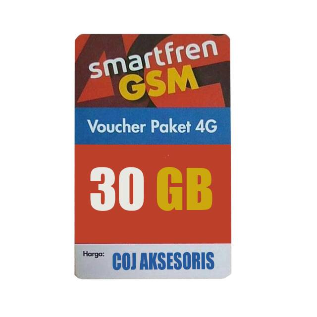 Voucher Smartfren 30GB