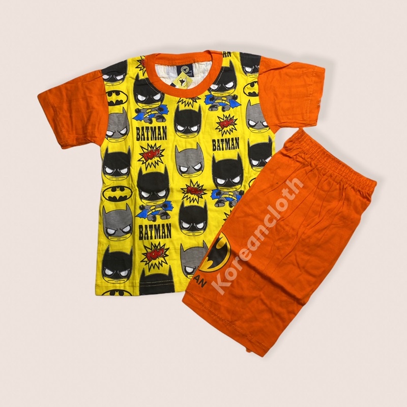 KAOS STELAN ANAK LAKI MOTIF BATMAN