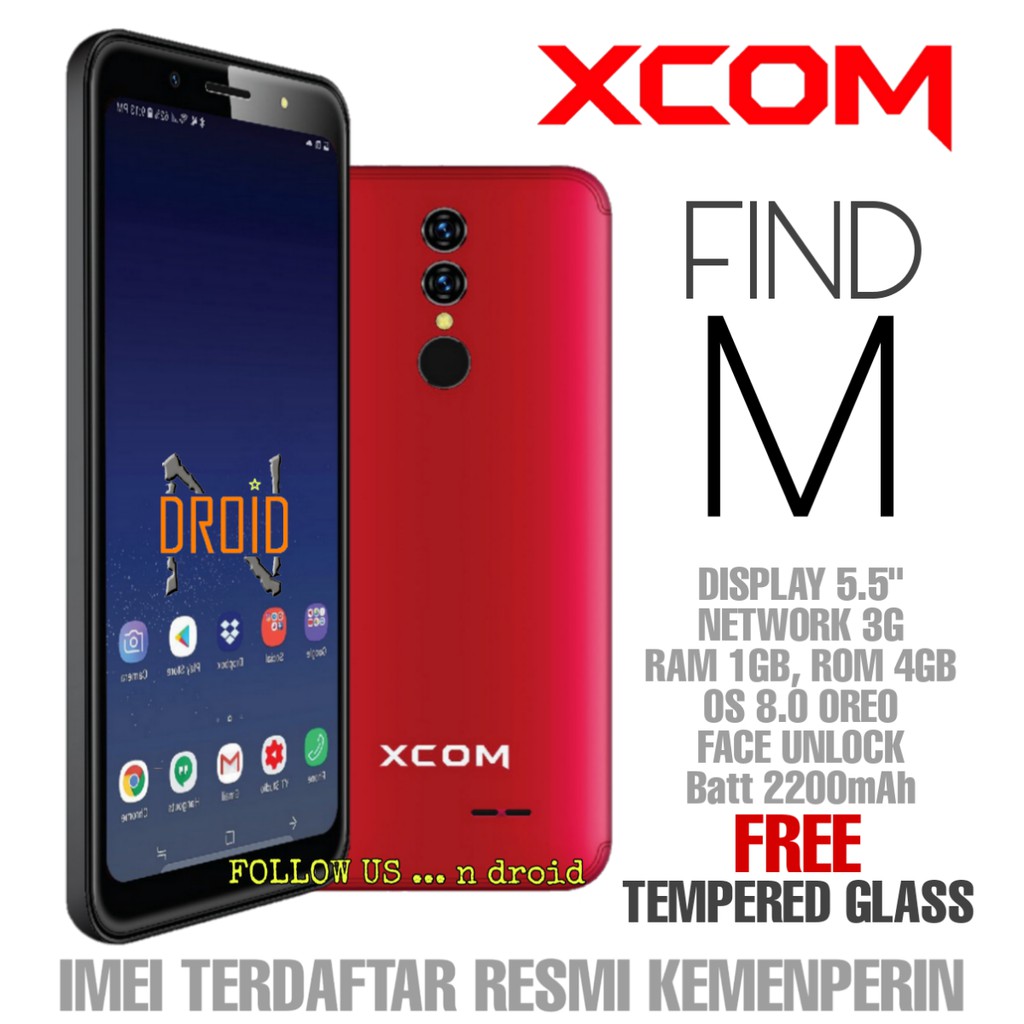 [SALE] HP ANDROID XCOM FIND M - HP Android 5,5" Full View - RAM 1GB ROM 4GB - SMARTPHONE - HP ANDROI