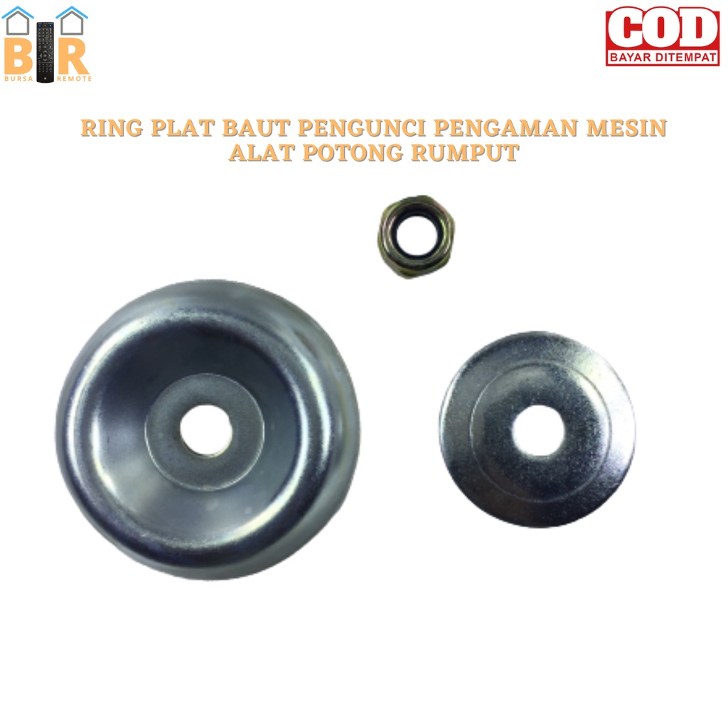 RING PLAT BAUT PENGUNCI PENGAMAN MESIN ALAT POTONG RUMPUT