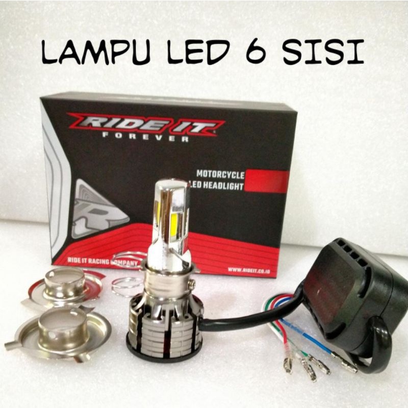 lampu led 6 sisi ride it 35 watt