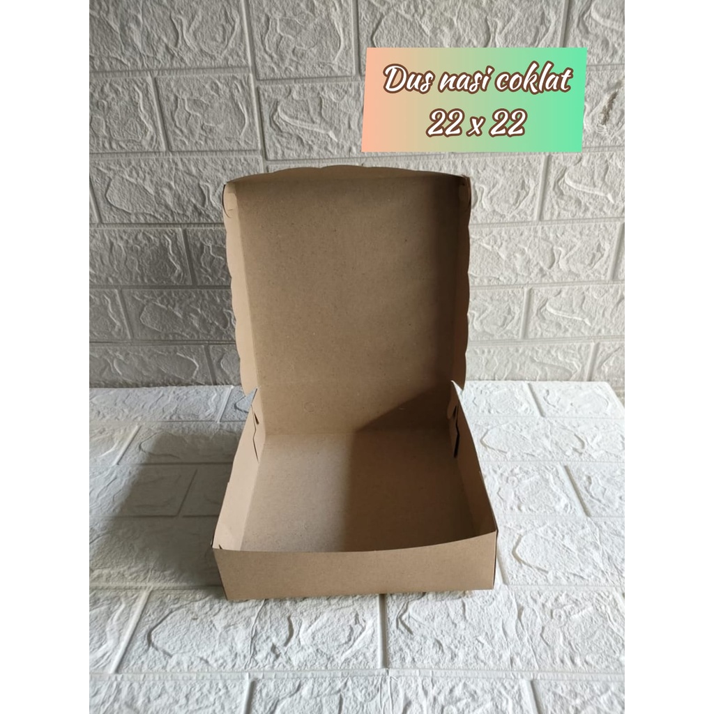 

Dus Coklat R11 350 PAKRIN / Box Coklat uk 22 x 22 x 6,7 cm PER 10 PCS