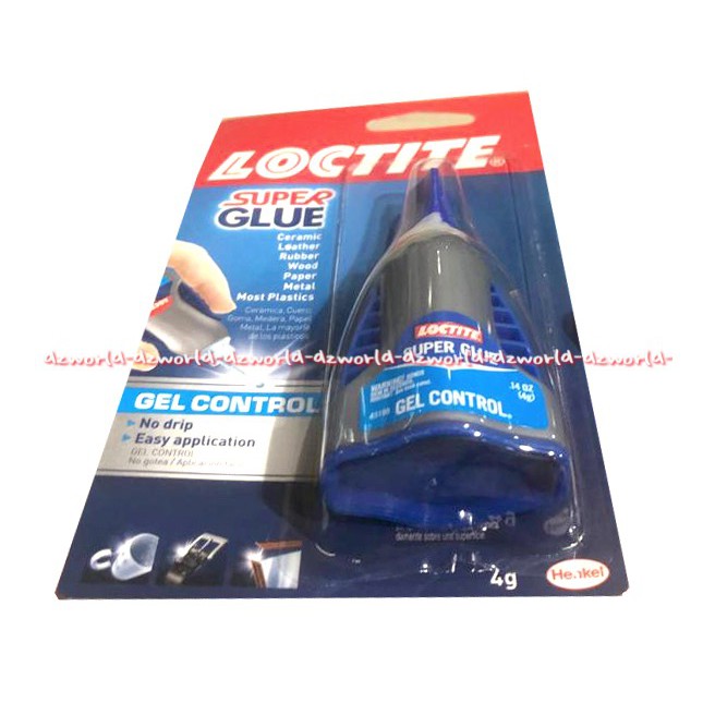 Loctite Super Glue 4gr Gel Control Lem Serbaguna Perekat Multifungsi 4 gr No Drip Easy Application Loctit Loktite