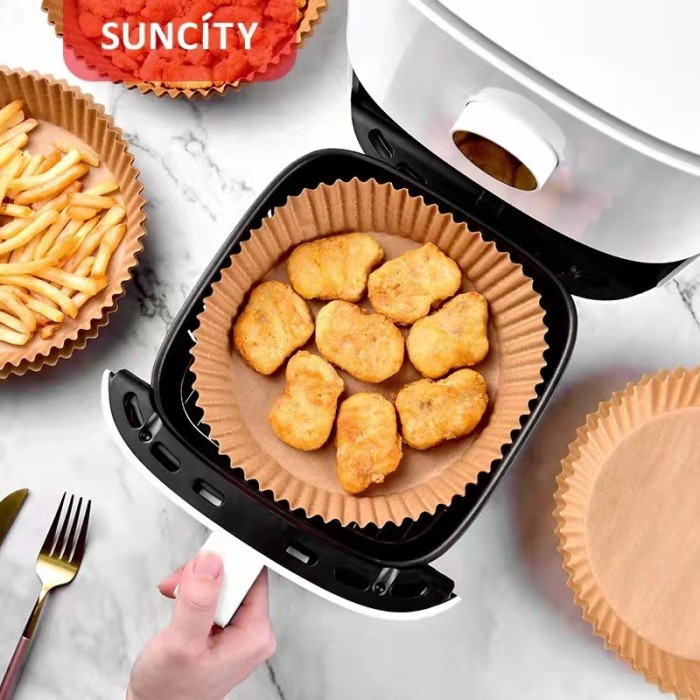 Suncity air fryer paper tray 50pcs / kertas tatakan airfryer gorengan