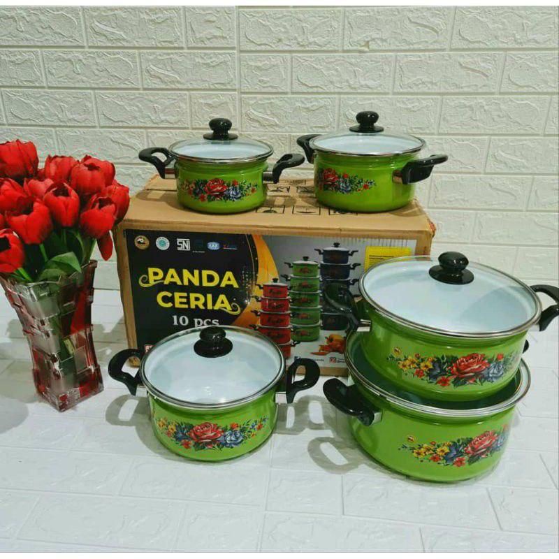 Panci Panda Ceria 10 pcs Maspion