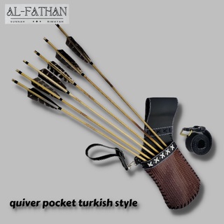 AL-FATHAN Quiver Bowhunting pocket turkish style full kulit horsebow