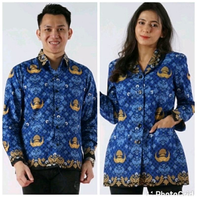 batik korpri terbaru 2022/ atasan batik korpri terbaru/ seragam korpri wanita & pria/ korpri guru/ b