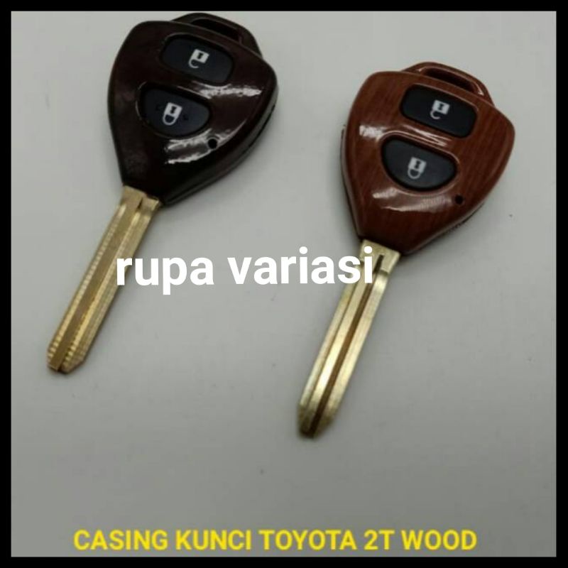 casing kasing kunci remote mobil toyota innova INOVA new / yaris fortuner vios 2 tombol model orisinil